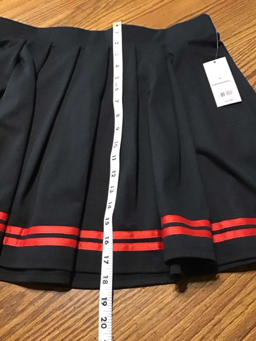 Woman’s new with tag size XLwild fable Black White and Red Two-Piece Skirt Set - Picture 5 of 15